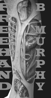 Tattoos - Ethnic Native American tattoos - FREEHAND BIO LEG